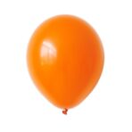 Set 10 Baloane din Latex, Embo, Model Party cu Buline si Simple, 30 cm, Portocaliu, 2.8 g - imagine 2