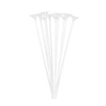 Set 10 Bete cu Rozete pentru Baloane, Embo, Suporturi de plastic, Usor de instalat, Reutilizabil, Pentru aniversare, Nunta, Ziua de Nastere, Decor, 40 cm, Transparente