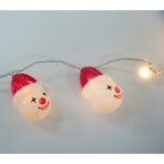 Set 10 Ornamente pentru Instalatie, Embo, Atasare la Instalatia de Craciun, Design Festiv, Protectie Becuri Instalatie, Rezistente la Zapada, Interior/ Exterior, Model Clown - imagine 5