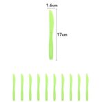 Set 10 Cutite de Unica Folosinta, Embo, Colectia Dino Park, 17 x 1.6 cm, din Plastic PE, Verde - imagine 2