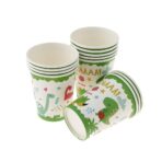 Set 10 Pahare Petrecere, Embo, Colectia Dino Park, 8.5 x 7 x 5 cm, din Carton, Multicolor - imagine 3