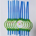 Set 10 Paie, Embo, Colectia Dino Park, 26 x 7 cm, din Carton/Plastic, Multicolor - imagine 4