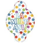 Set 10 Paie, Embo, Colectia LA MULTI ANI, 27 x 7 cm, din Carton/Plastic, Multicolor - imagine 3