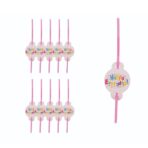 Set 10 Paie, Embo, Model Happy Everyday, 31 x 16 cm, Multicolor - imagine 3