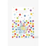 Set 10 Pungi de Cadou, Embo, Colectia LA MULTI ANI, 16.5 x 25 cm, din Plastic, Multicolor - imagine 2