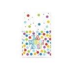 Set 10 Pungi de Cadou, Embo, Colectia LA MULTI ANI, 16.5 x 25 cm, din Plastic, Multicolor