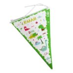 Set 10 Stegulete Tip Banner, Embo, Colectia Dino Park, 28.5 x 20 cm, din Hartie Cretata, Multicolor