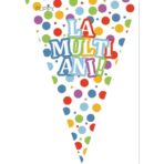 Set 10 Stegulete Tip Banner, Embo, Colectia LA MULTI ANI , 270 cm Lungime, din Hartie Cretata, Multicolor - imagine 3