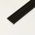 Set 100 Paie, Embo, din Hartie, 20 cm, Model Uni, Negru - imagine 4