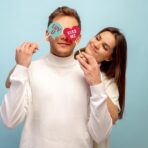 Set 12 Accesorii pentru Petrecere, Embo, Props pentru Photo Corner, Tematica Iubire, Multicolor - imagine 5