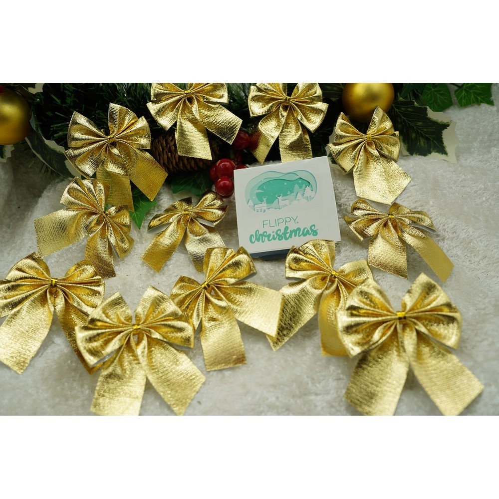 set-12-fundite-pentru-brad-aurii-6-x-8-cm-din-poliester-flippy-61f10d50239e7.jpg Set 12 fundite pentru brad, Aurii, 6 x 8 cm, din poliester, Embo - imagine 3
