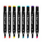 Markere cu Alcool Touch Room, Embo, Paleta mare Set de 168+ de Culori, Capat Lat si Capat Precis, Geanta Inclusa, Multicolor - imagine 7