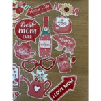 Set 18 Accesorii pentru Petrecere, Embo, Props pentru Photo Corner, Tematica Ziua Mamei, Multicolor - imagine 3