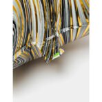 Set 2 Baloane din Folie Metalizata, Embo, Figurine Inima si Stea, Model Marmura, 45 cm, Ambalaj Individual, Pai Inclus, Umflare cu Aer sau Heliu, Bej - imagine 5