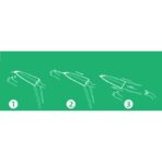 Set 2 Piese Jucarie Interactiva, Embo, Pistol de Catapultare + Zmeu, din Plastic si Panza, +8 Ani, Impermeabil, Model Dinozaur Verde, Multicolor - imagine 7