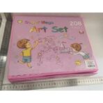 Set 208 Piese, Complet pentru Pictura si Desen, Embo, Tip Servieta, 3-12 Ani, 32 x 27 x 5 cm, Roz - imagine 7