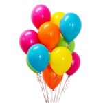 Set 25 Baloane din Latex, Embo, Model Party, 13 cm, Multicolore, 1 g
