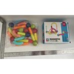 Set 25 de Piese Magnetice de Constructie, Embo, Puzzle, Forme, 3 Ani, ABS, Magnet, 16x6x14 cm, Multicolor - imagine 7