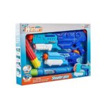 Set 2x Pistol cu Apa pentru Copii, Embo, 6ani+, Albastru, 1x 900 ML +  1x 300 ML