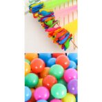 Set 2x Pistol cu Apa pentru Copii, Embo, 6ani+, cu baloane de apa, Albastru + Roz, 1x 600 ML +  1x 550 ML - imagine 13