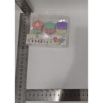 Set 3 Lumanari, Embo, Tema Flori, Model 1, din Parafina, Multicolor - imagine 5