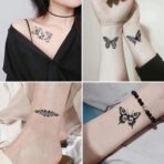 Set 30 Tatuaje Temporare, Embo, pe Baza de Apa, Model 3, Negru - imagine 2