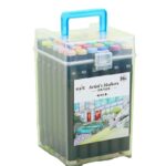 Set Cutie 36 Markere, Embo, cu Alcool, Artist Markers, Cutie Plastic cu Maner, Embo, Multicolor