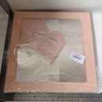 Set 4 Cutii pentru Baloane, Embo, Model Scris Baby, Tematica Iubire, Cuburi Decorative din Plastic, Accesorii pentru Petrecere, 30 x30 cm, Transparente Contur Roz - imagine 8