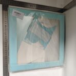 Set 4 Cutii pentru Baloane, Embo, Model Scris Baby, Tematica Iubire, Cuburi Decorative din Plastic, Accesorii pentru Petrecere, 30 x30 cm, Transparente Contur Albastru - imagine 8