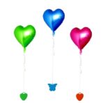 Set 4 Greutati pentru Baloanele cu Heliu, Embo, 30 grame, Plastic, Forma Fluture, Multicolor - imagine 4