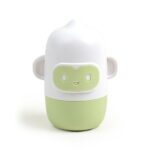 Set 4 Piese Ingrijire Unghii Bebelusi, Embo, din ABS+Otel Inoxidabil, Cutie de Depozitare Tip Maimuta, de la 0 Luni, Verde