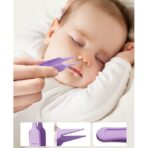 Set 4in1 de Ingrijire Unghii pentru Bebelusi, Embo, Cutie de Depozitare Transparenta, 0-6 Ani, 13.6x8x2 cm, Mov - imagine 5