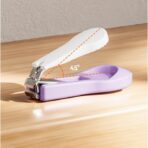 Set 4in1 de Ingrijire Unghii pentru Bebelusi, Embo, Cutie de Depozitare Transparenta, 0-6 Ani, 13.6x8x2 cm, Mov - imagine 6