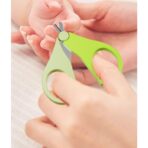 Set 4in1 de Ingrijire Unghii pentru Bebelusi, Embo, Cutie de Depozitare Transparenta, 0-6 Ani, 13.6x8x2 cm, Verde - imagine 4