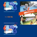 Set 4x Pistol cu Apa pentru Copii, Embo, 6ani+, Multicolor, 2x 550 ML +  2x 300 ML - imagine 3
