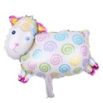 Set 5 Baloane Folie Metalizata, Embo, Figurine Animale Domestice, 30 cm, Ambalaj Individual, Pai inclus, Umflare cu Aer sau Heliu, Multicolor - imagine 2