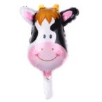 Set 5 Baloane Folie Metalizata, Embo, Figurine Animale Domestice, 30 cm, Ambalaj Individual, Pai inclus, Umflare cu Aer sau Heliu, Multicolor - imagine 5