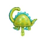 Set 5 Baloane Folie Metalizata, Embo, Figurine Dinozauri, 30 cm, Ambalaj Individual, Pai inclus, Umflare cu Aer sau Heliu, Multicolor - imagine 6