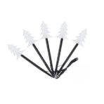 Set 5 Lampi LED cu baterii, de exterior Model Brad, pentru gradina, Embo, 35.5 cm, Alb Cald