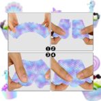 Set 6 Accesorii pentru Prajituri Sirena, Embo, Colectia Mermaid, 22.7 x 8.7 cm, Multicolor - imagine 3