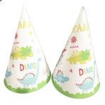 Set 6 Coifuri, Embo, Colectia Dino Park, 20 x 14 cm, din Carton, Multicolor - imagine 4