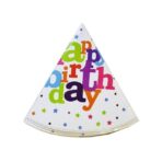 Set 6 Coifuri, Embo, Petrecere Copii, din Carton, 20 x 13.5 cm, Model 2 Happy Birthday, Multicolor - imagine 3