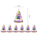 Set 6 Coifuri Happy Birthday, Embo, pentru Petrecere, Tematica Aniversare, 19x15 cm, Multicolor - imagine 5