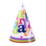 Set 6 Coifuri Happy Birthday, Embo, pentru Petrecere, Tematica Aniversare, 19x15 cm, Multicolor