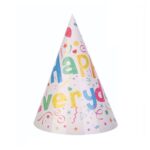 Set 6 Coifuri Happy Everyday, Embo, pentru Petrecere, 20x14 cm, Multicolor