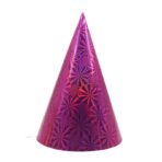 Set 6 Coifuri Metalizate, Embo, pentru Petrecere, Tematica Aniversare, Roz