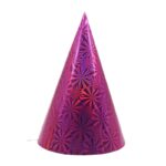 Set 6 Coifuri Metalizate, Embo, pentru Petrecere, Tematica Aniversare, Roz