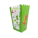 Set 6 Cutii de Popcorn, Embo, Colectia Dino Park, 9 x 13 cm, din Carton, Multicolor