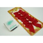 Set 6 fundite pentru brad, Rosii, clasice , 7 x 8 cm, din poliester, Embo - imagine 2