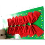 Set 6 fundite pentru brad, Rosii, clasice , 7 x 8 cm, din poliester, Embo